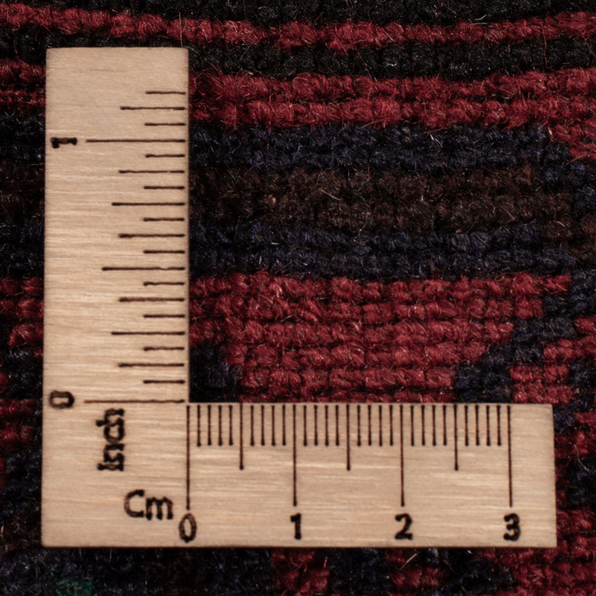 Løber Baluch-tæppe - 227 x 129 cm - mørkerød