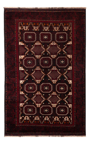 Belutsch Teppich - 192 x 115 cm - dunkelbeige