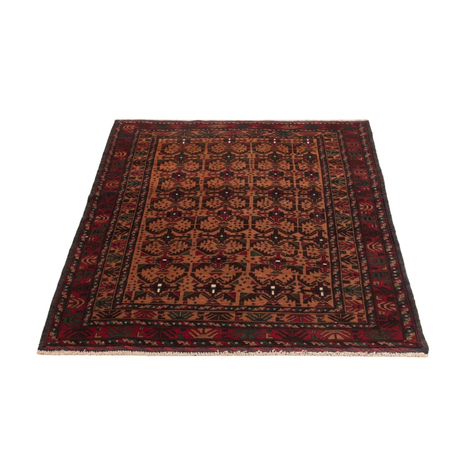 Belutsch Teppich - 184 x 105 cm - rost