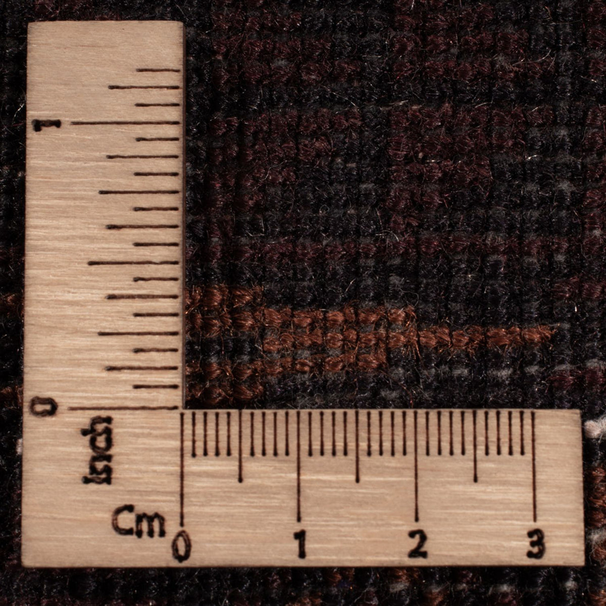 Baluch-tæppe - 207 x 130 cm - mørkebrun