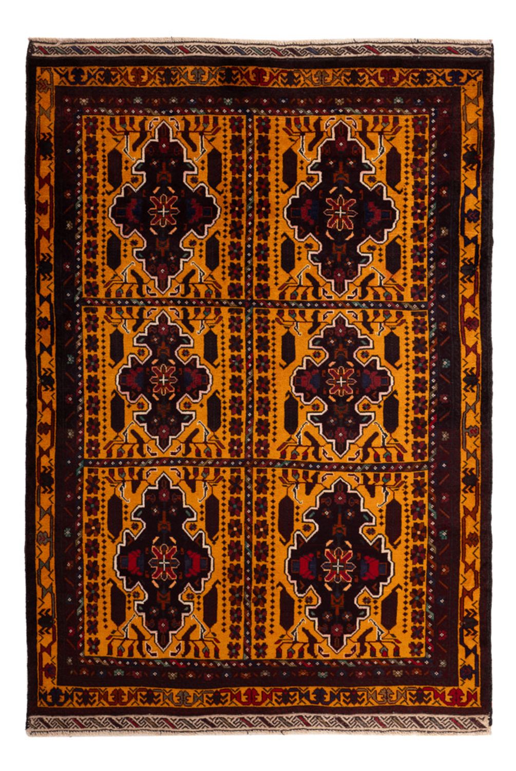 Baluch-tæppe - 185 x 126 cm - beige