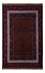 Belutsch Teppich - 185 x 120 cm - dunkelrot