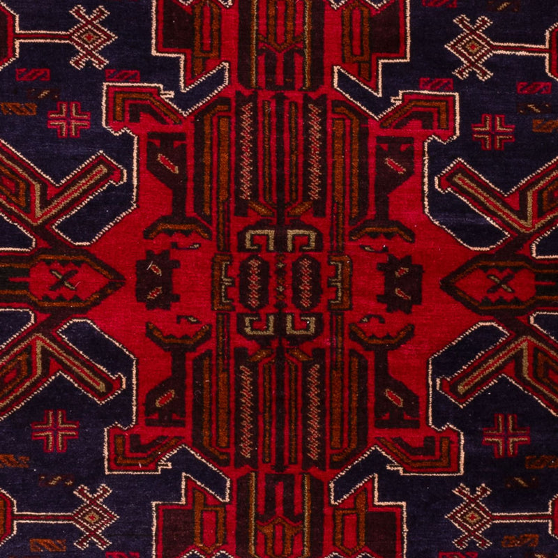 Belutsch Teppich - 184 x 116 cm - dunkelrot