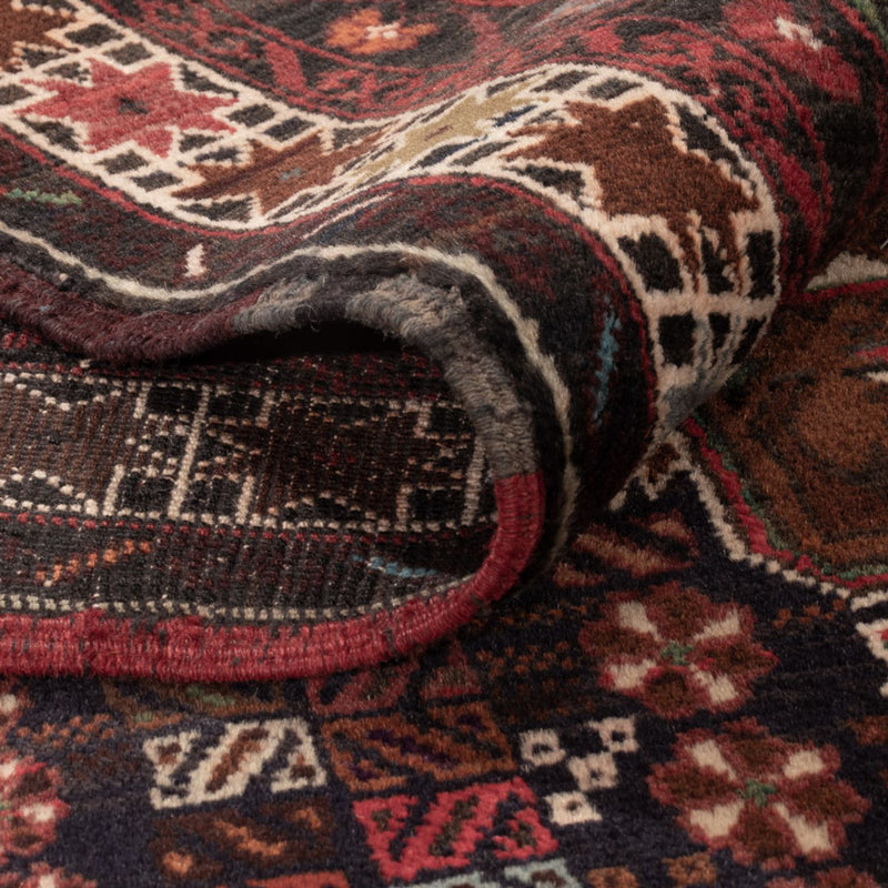 Belutsch Teppich - 200 x 117 cm - dunkelrot