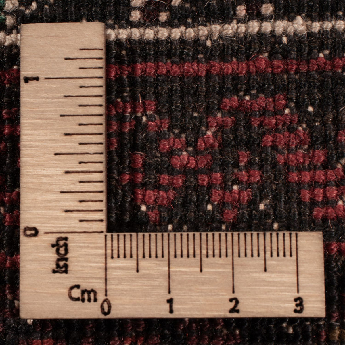 Baluch-tæppe - 200 x 117 cm - mørkerød