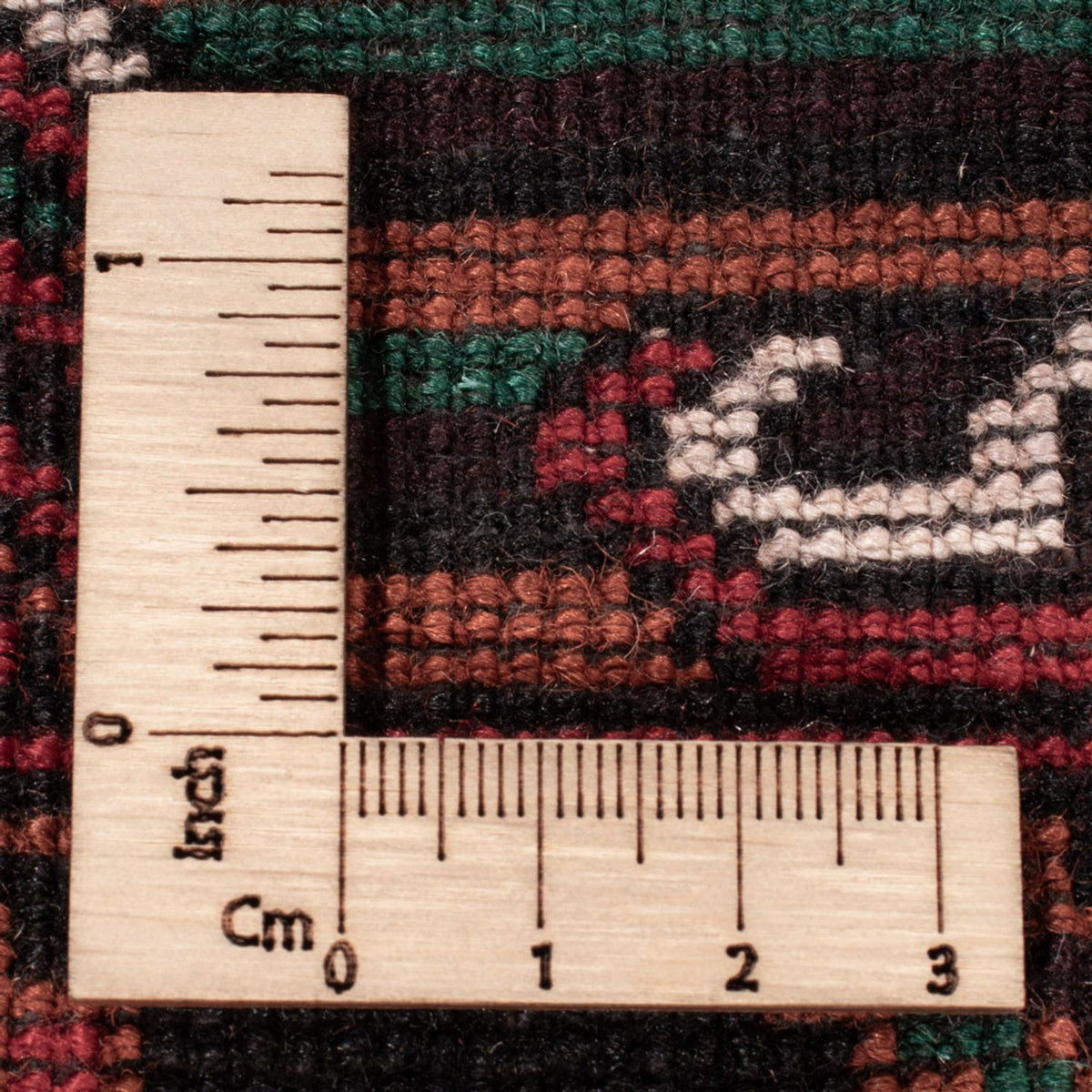 Baluch-tæppe - 206 x 117 cm - mørkerød