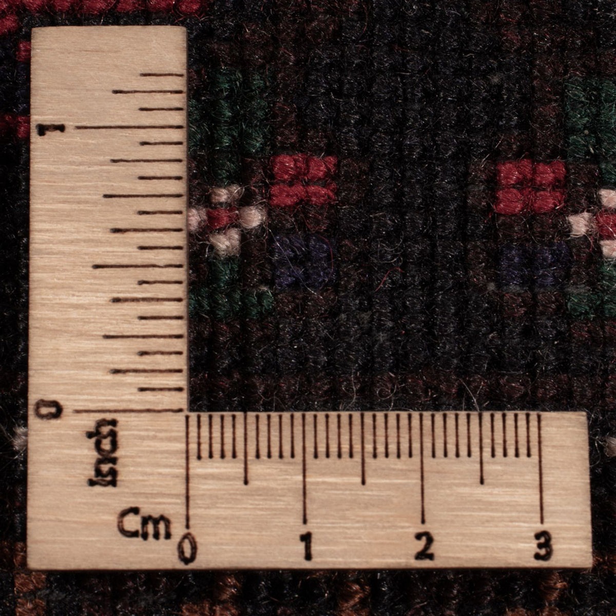 Baluch-tæppe - 195 x 117 cm - mørkerød