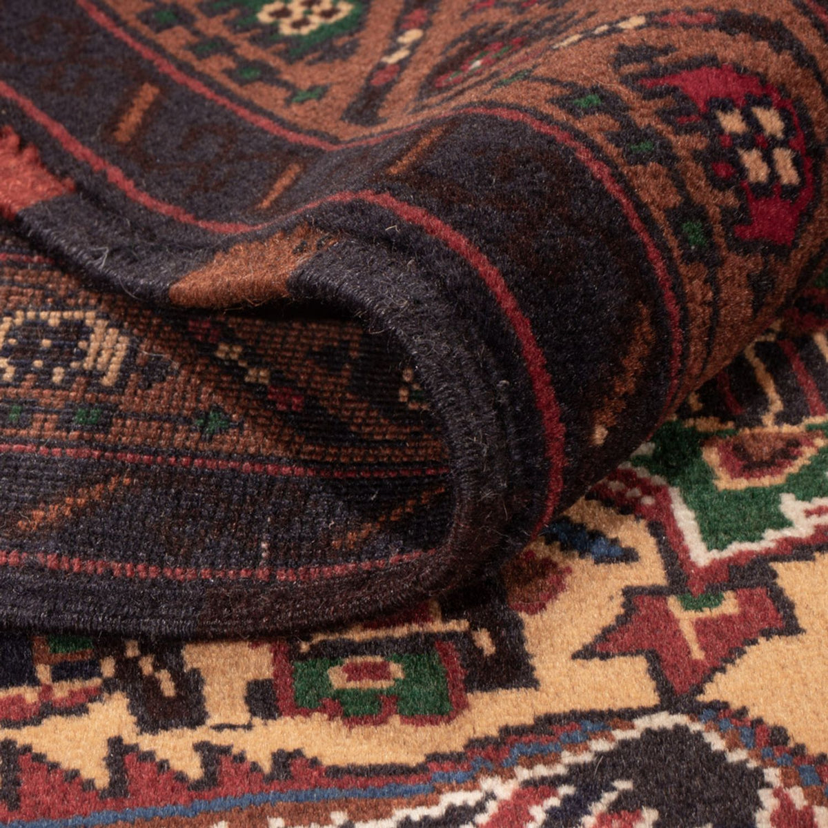 Baluch-tæppe - 195 x 120 cm - flerfarvet