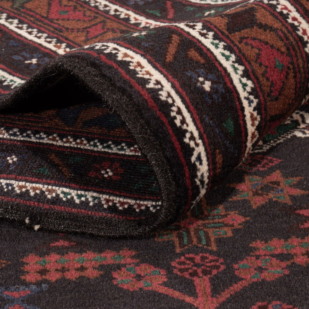 Baluch-tæppe - 193 x 118 cm - flerfarvet