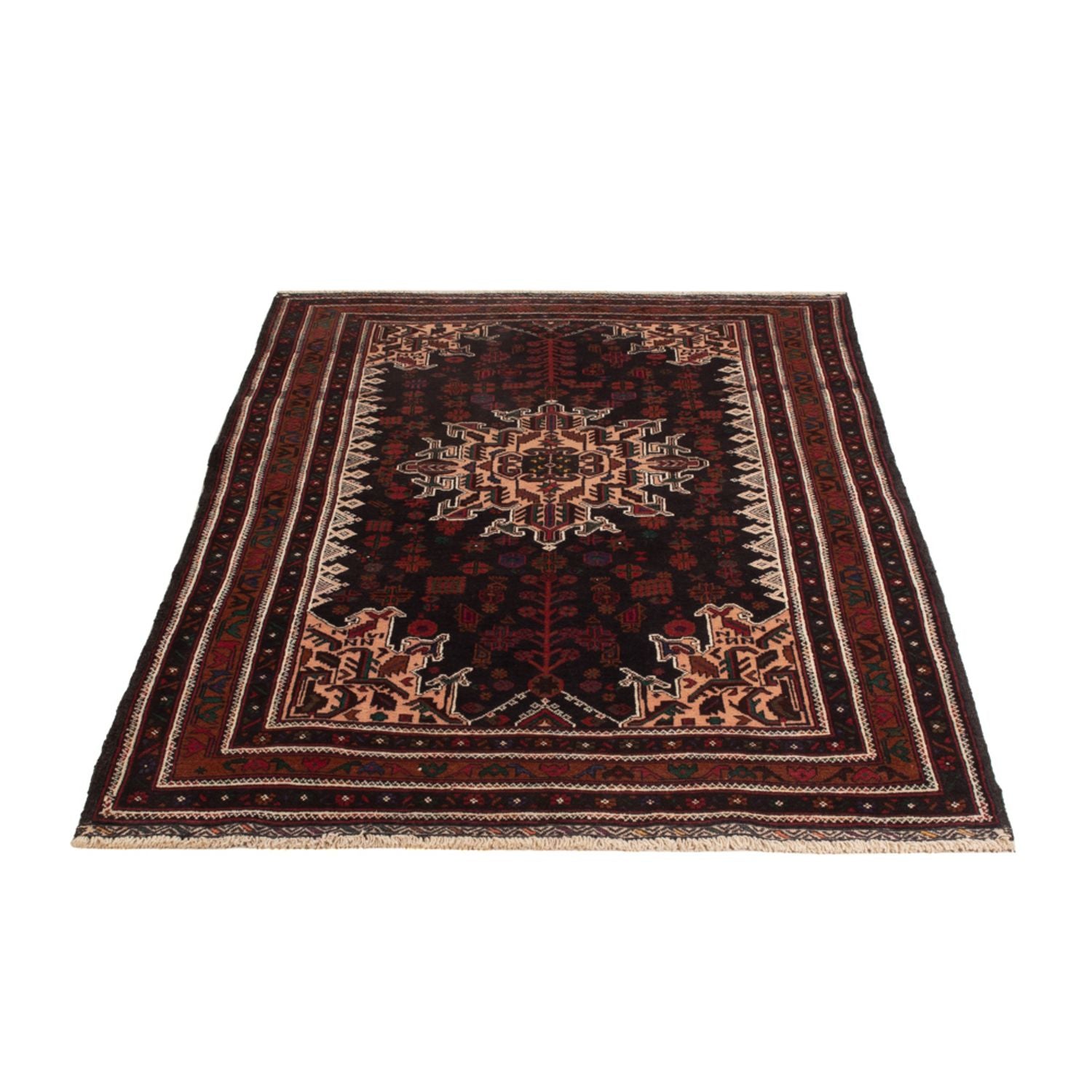 Belutsch Teppich - 193 x 118 cm - mehrfarbig