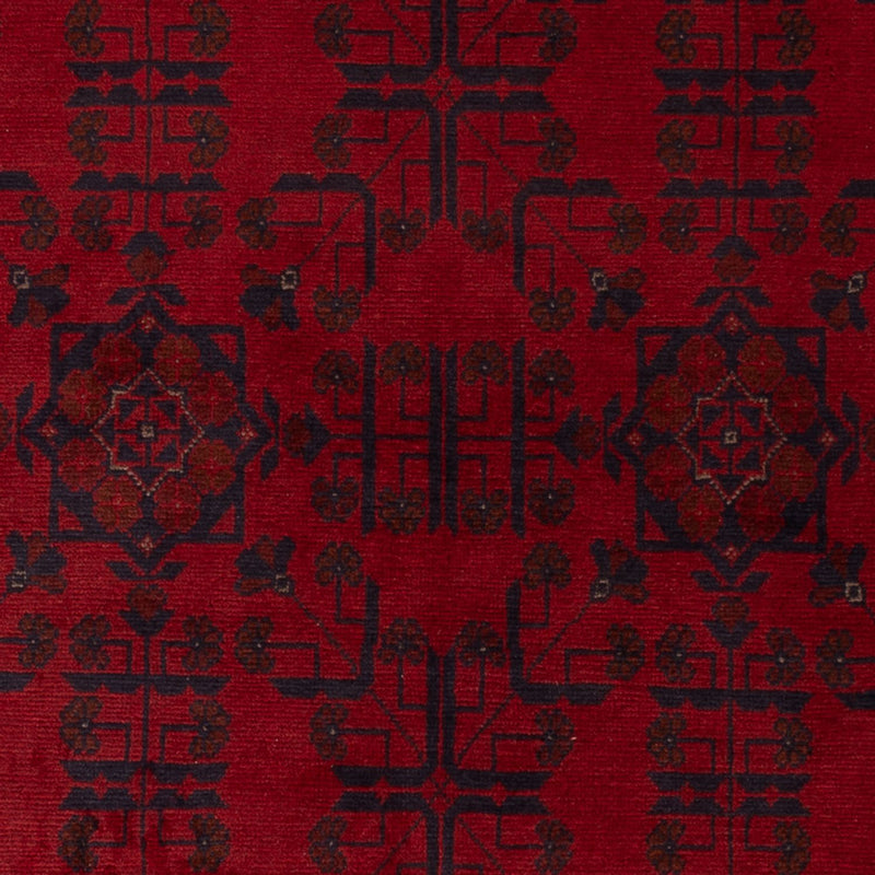 Afghan Teppich - Kunduz - 196 x 127 cm - rot