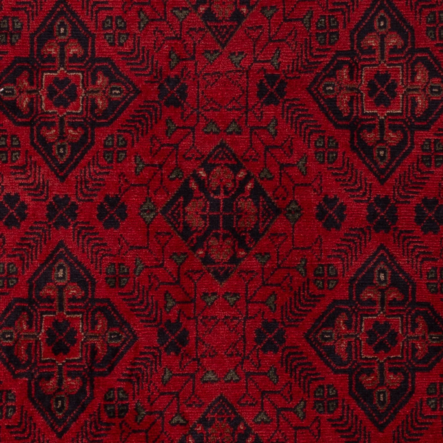 Afghan Teppich - Kunduz - 196 x 124 cm - rot