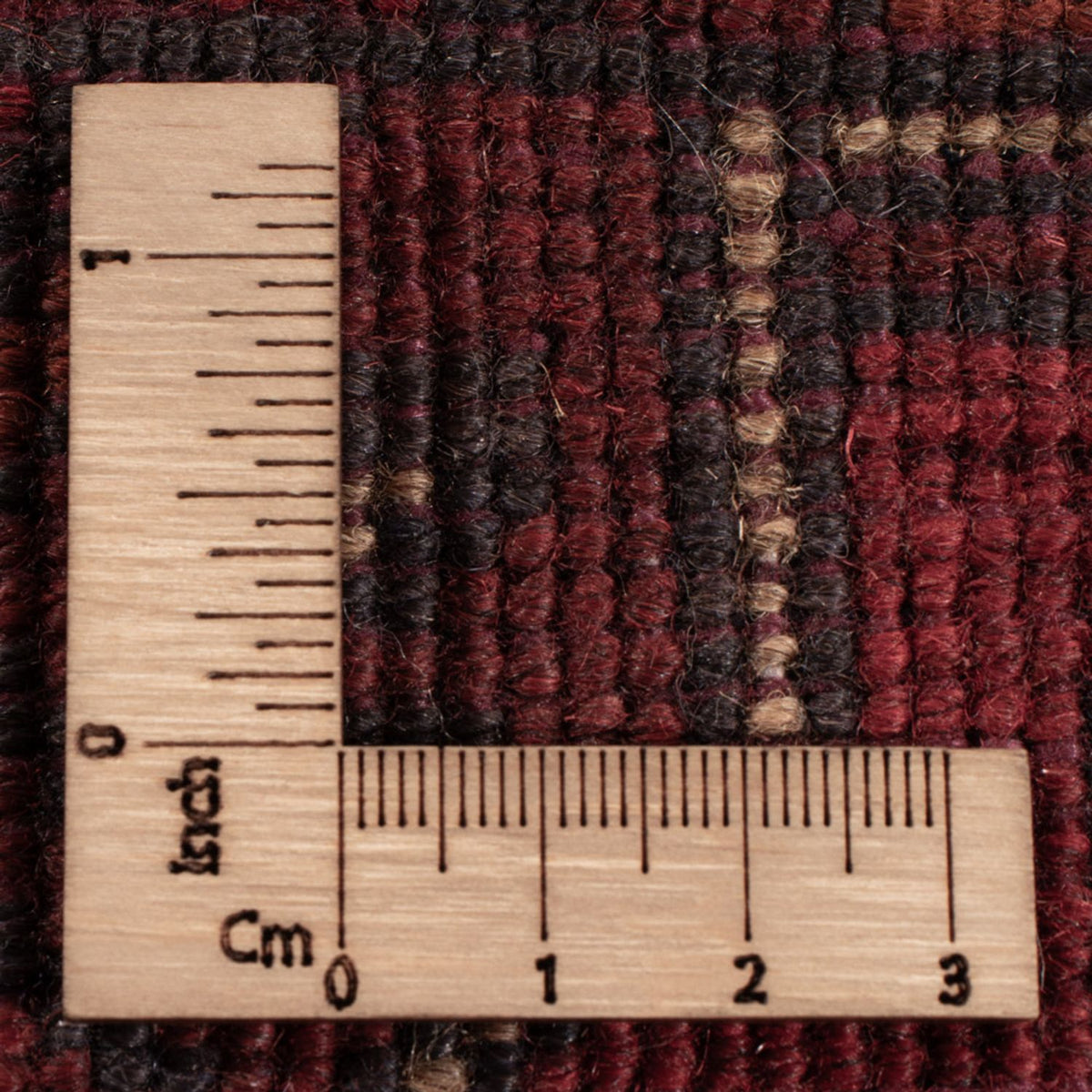 Afghansk tæppe - Kunduz - 197 x 125 cm - rød