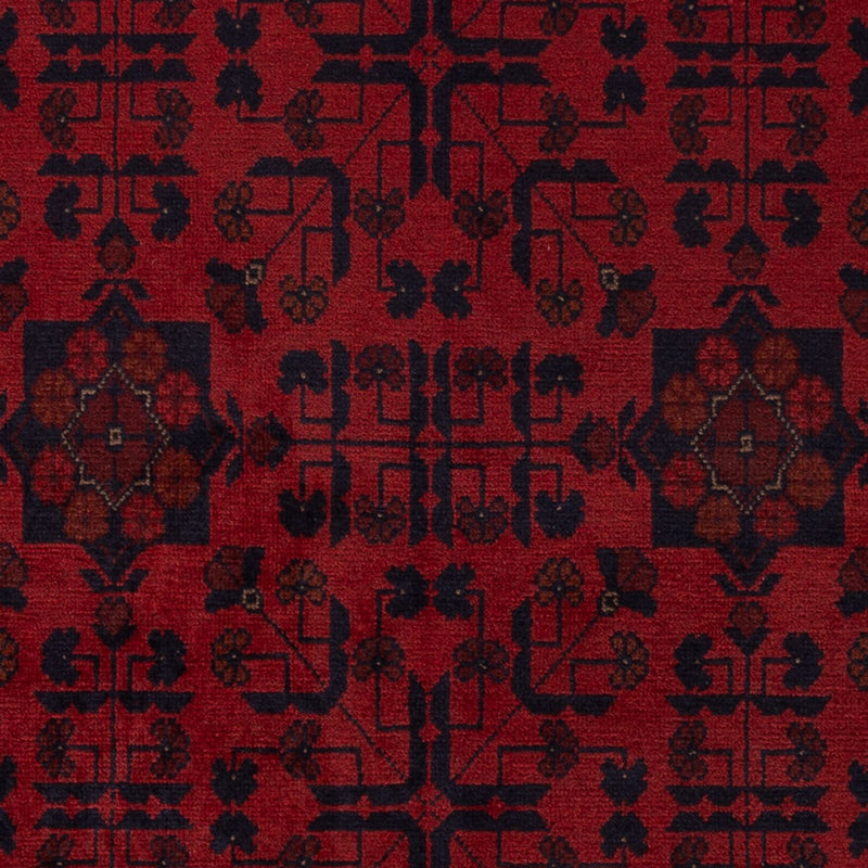 Afghan Teppich - Kunduz - 203 x 128 cm - rot