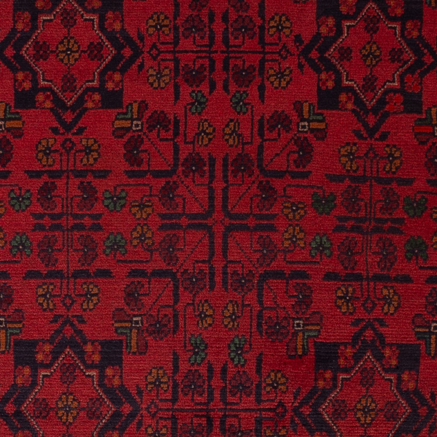 Afghan Teppich - Kunduz - 196 x 120 cm - rot