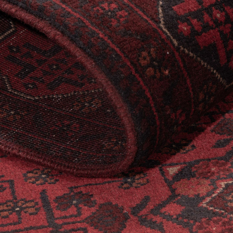 Afghan Teppich - Kunduz - 194 x 125 cm - rot