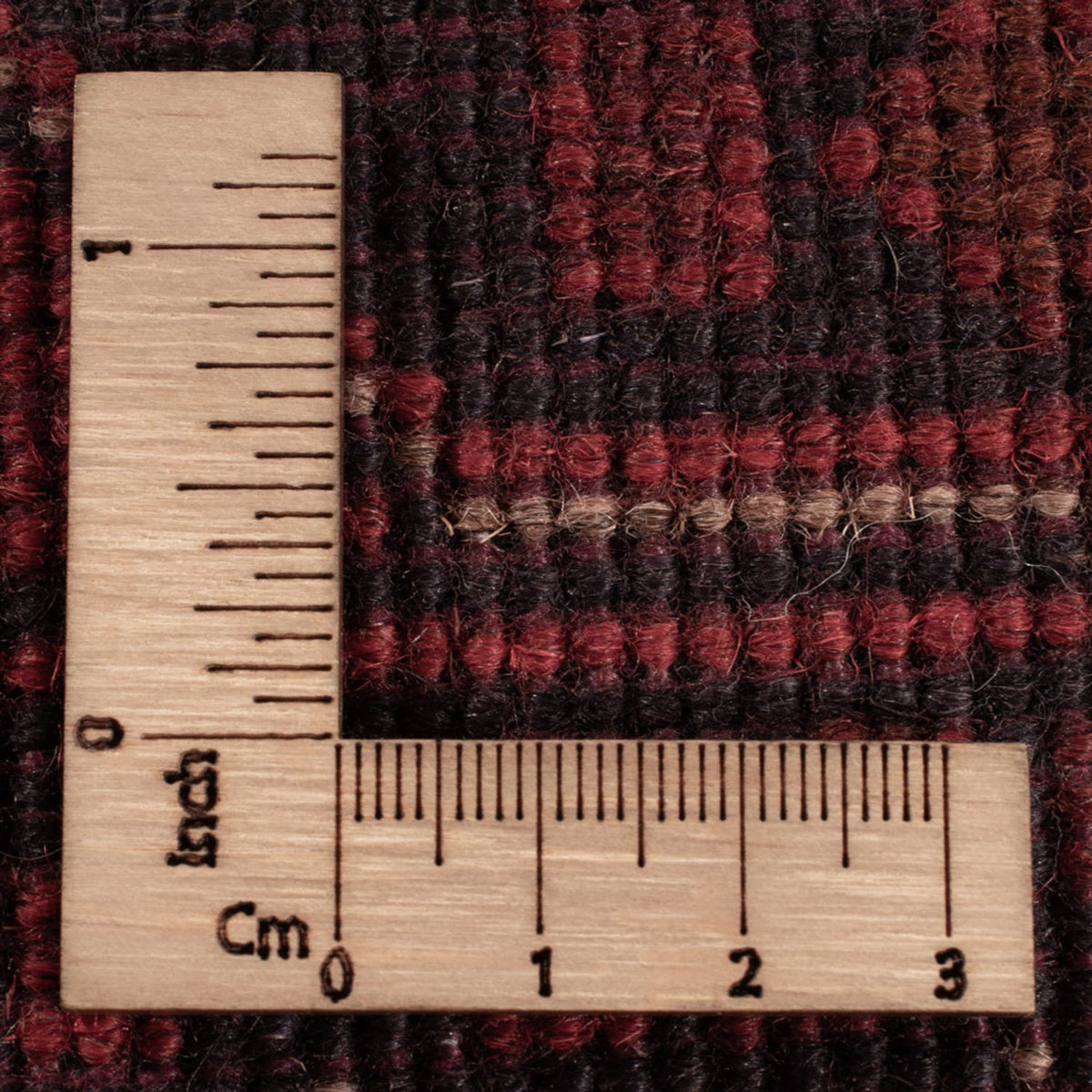 Afghansk tæppe - Kunduz - 198 x 126 cm - rød