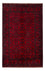Afghan Teppich - Kunduz - 201 x 126 cm - dunkelrot