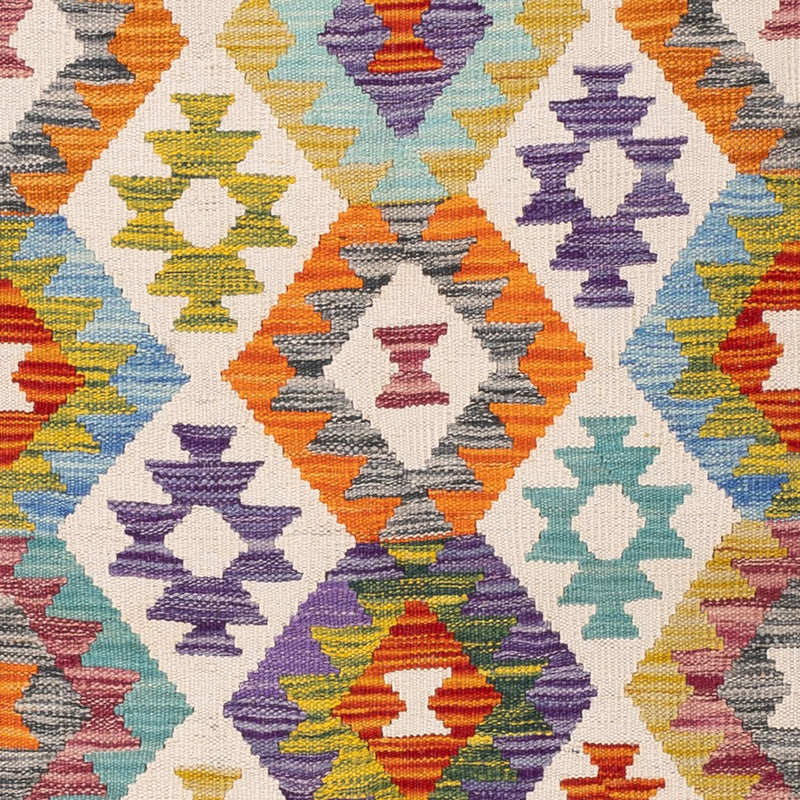 Kelim Carpet - Splash - 174 x 127 cm - flerfarvet