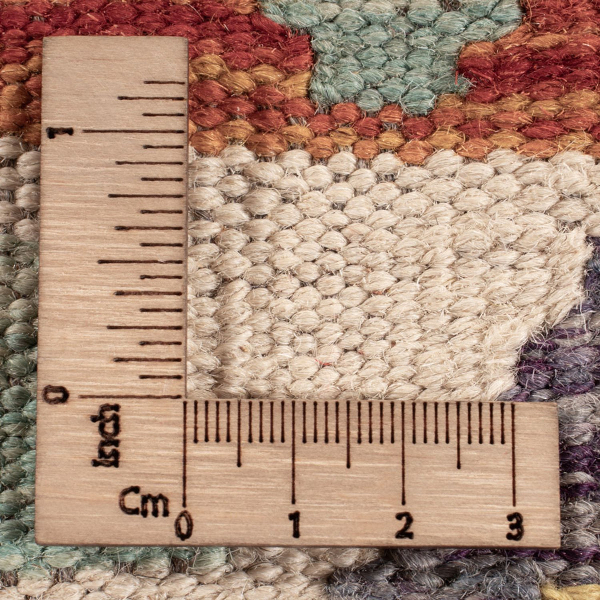 Kelim Carpet - Splash - 174 x 127 cm - flerfarvet