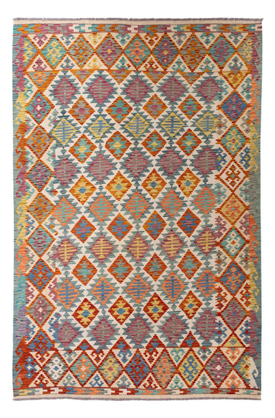 Kilim Maimana Tæppe 198x298cm - Uldtæppe
