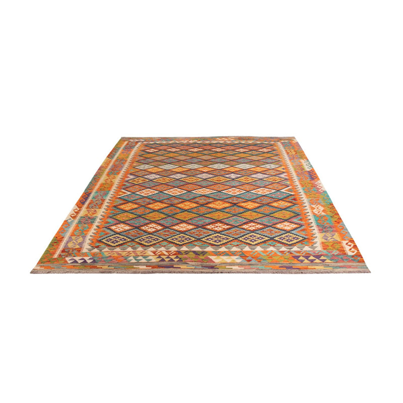 Kelim Carpet - Splash - 290 x 199 cm - flerfarvet