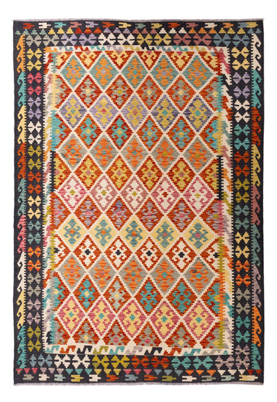 Kilim Maimana Tæppe 204x295cm - Uldtæppe