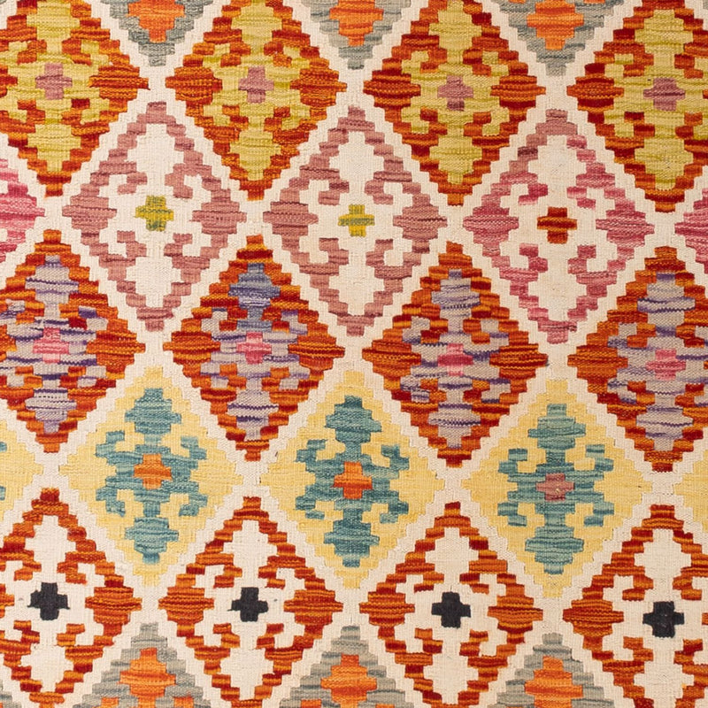 Kelim Carpet - Splash - 295 x 204 cm - flerfarvet
