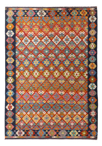 Kelim Carpet - Splash - 293 x 210 cm - flerfarvet