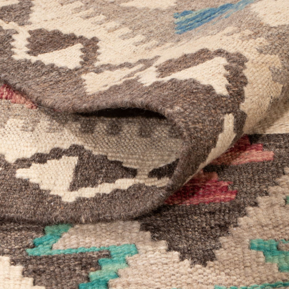 Kelim Carpet - Splash - 300 x 197 cm - flerfarvet