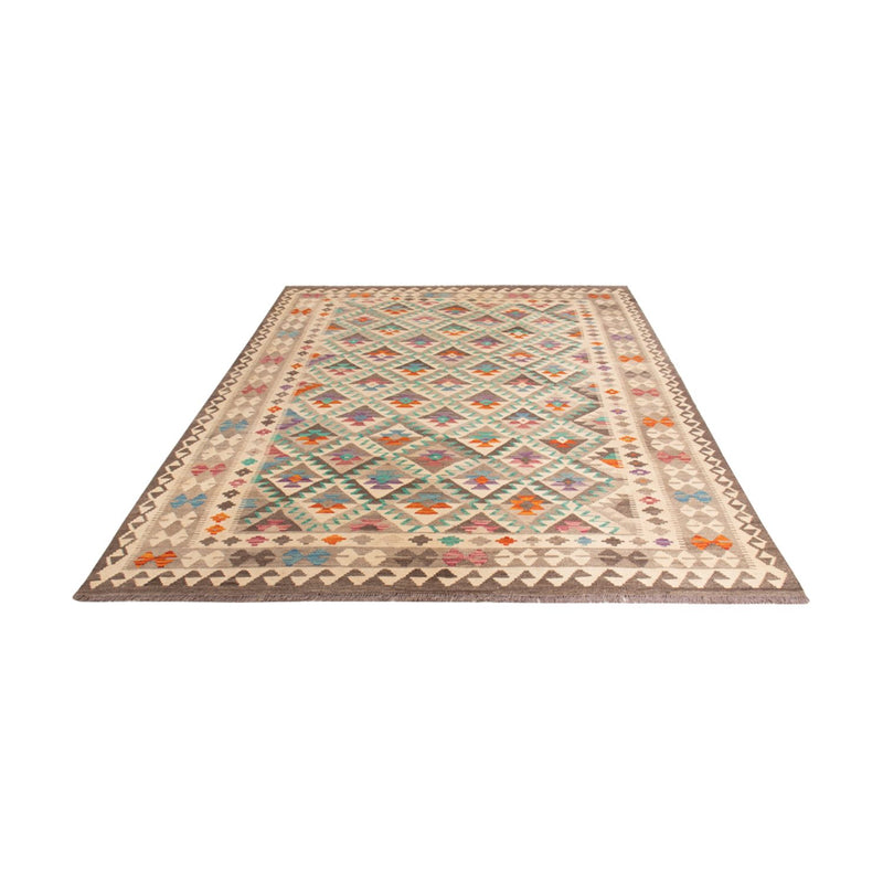 Kelim Carpet - Splash - 300 x 197 cm - flerfarvet