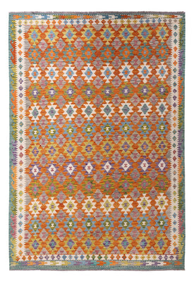 Kelim Carpet - Splash - 298 x 206 cm - flerfarvet