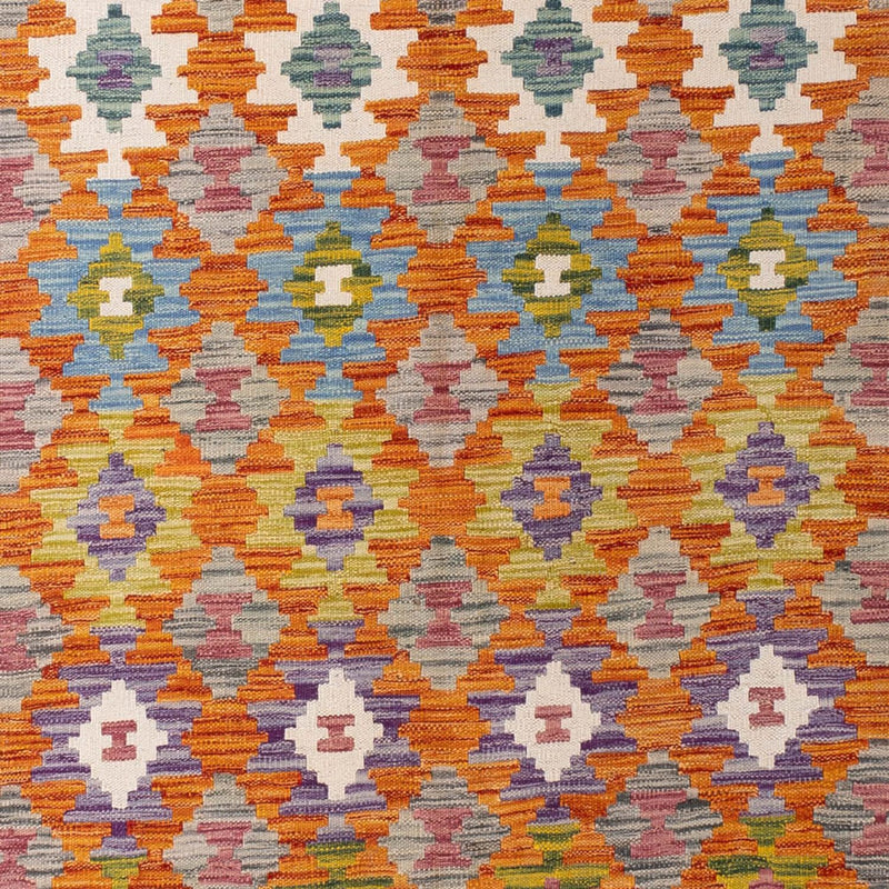 Kelim Carpet - Splash - 298 x 206 cm - flerfarvet