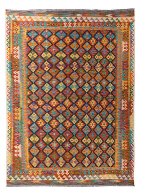 Kelim Carpet - Splash - 295 x 207 cm - flerfarvet
