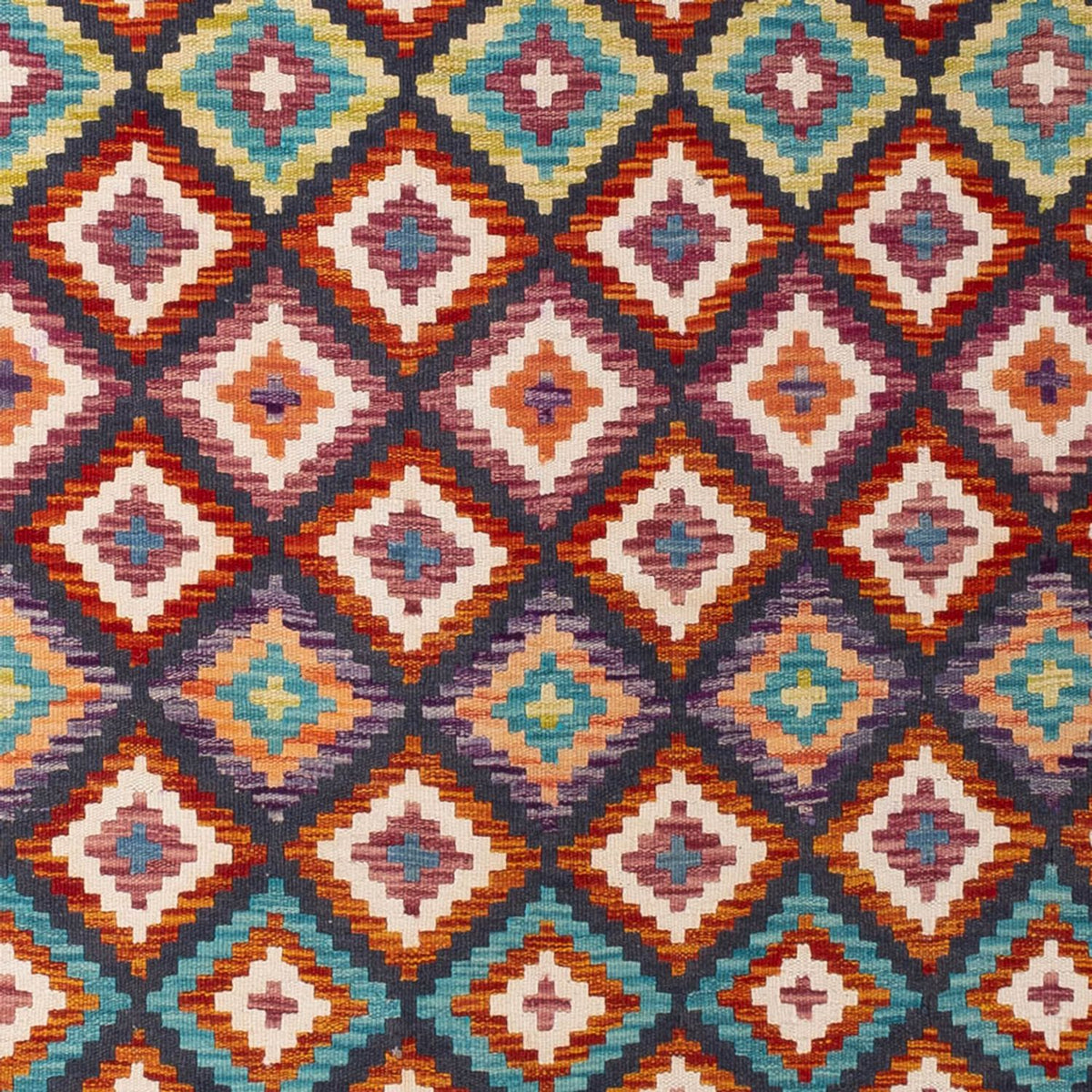 Kelim Carpet - Splash - 282 x 201 cm - flerfarvet