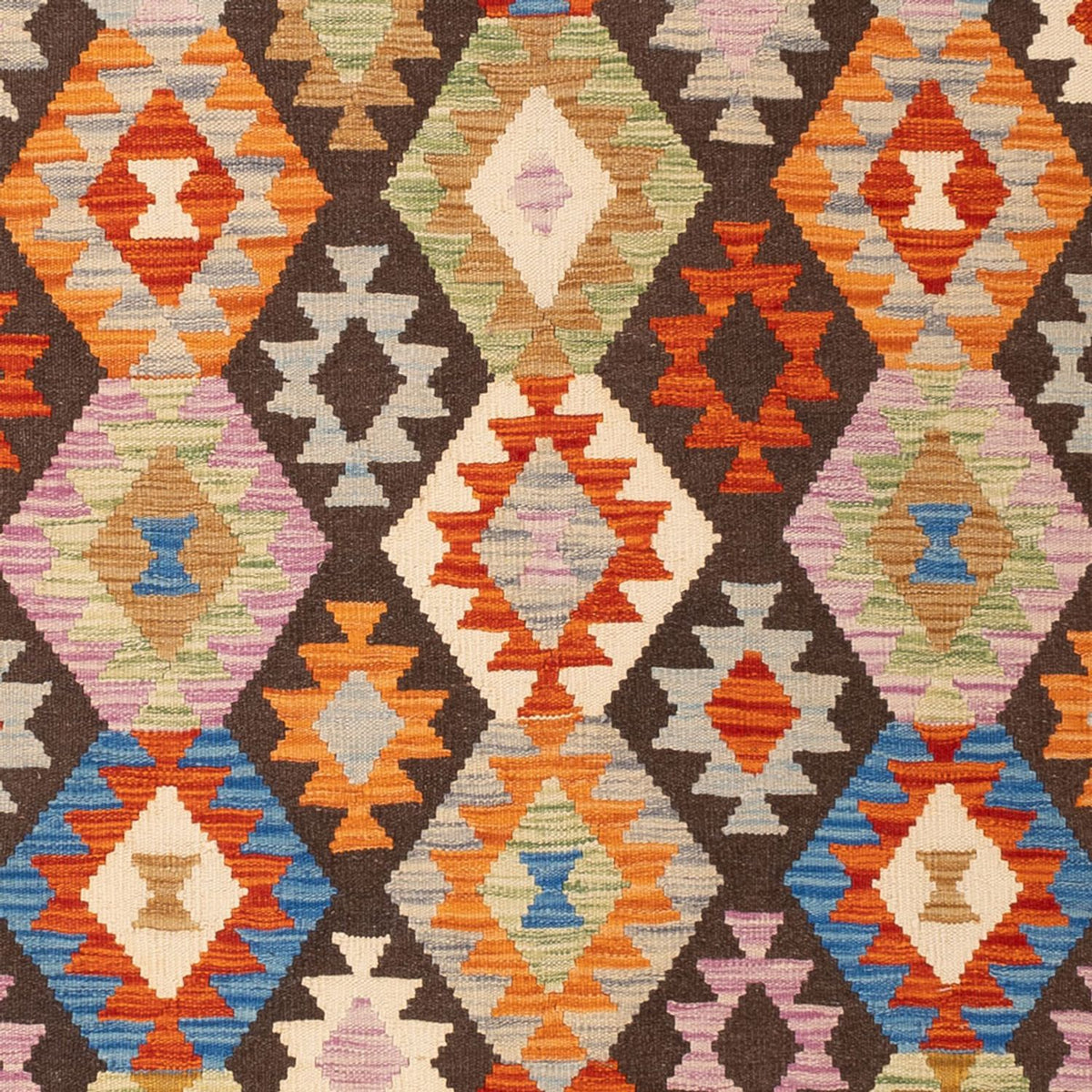 Kelim Carpet - Splash - 290 x 204 cm - flerfarvet