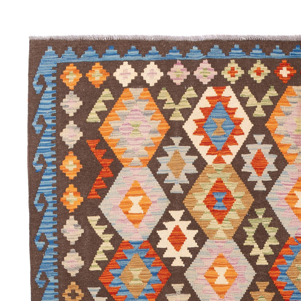 Kelim Carpet - Splash - 290 x 204 cm - flerfarvet