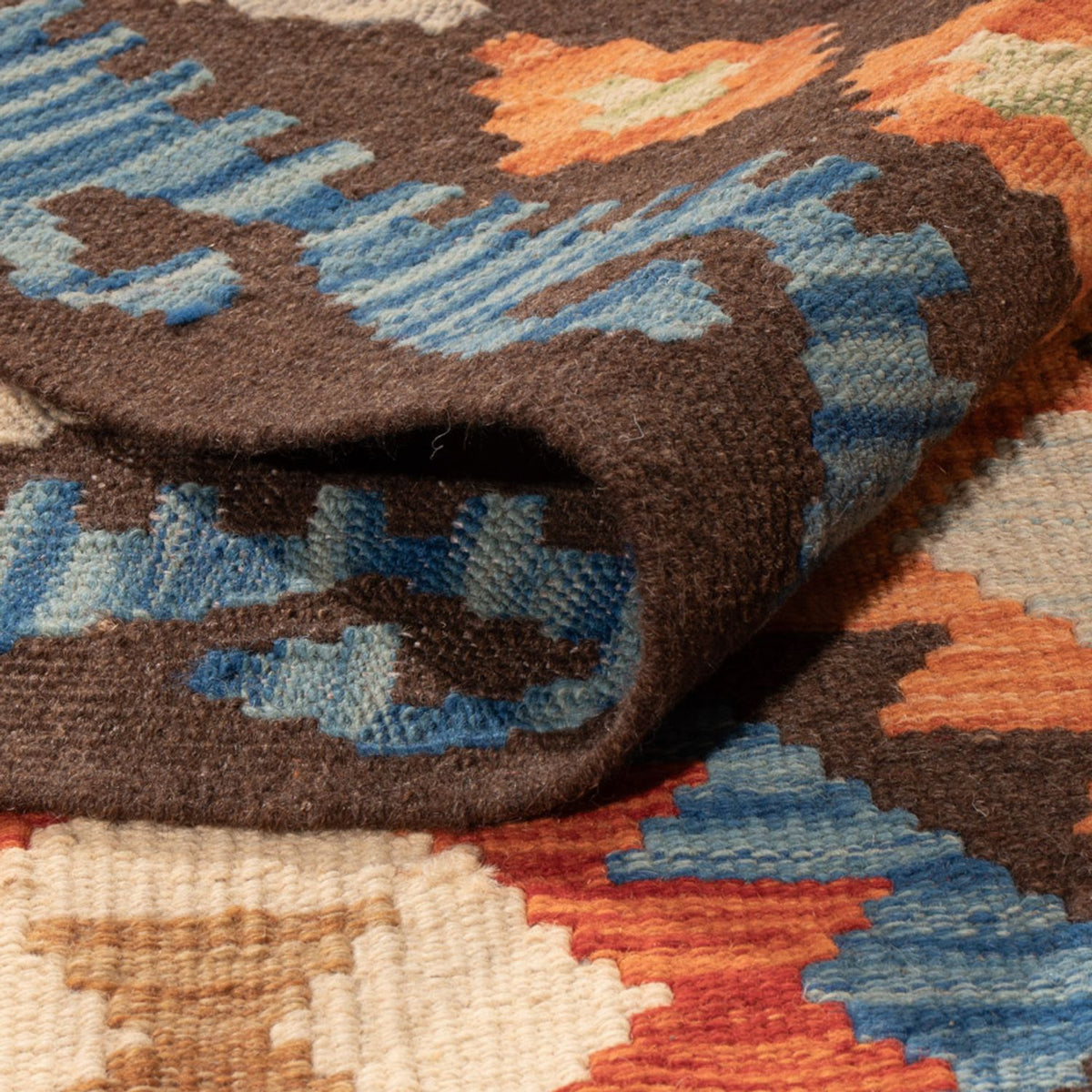 Kelim Carpet - Splash - 290 x 204 cm - flerfarvet