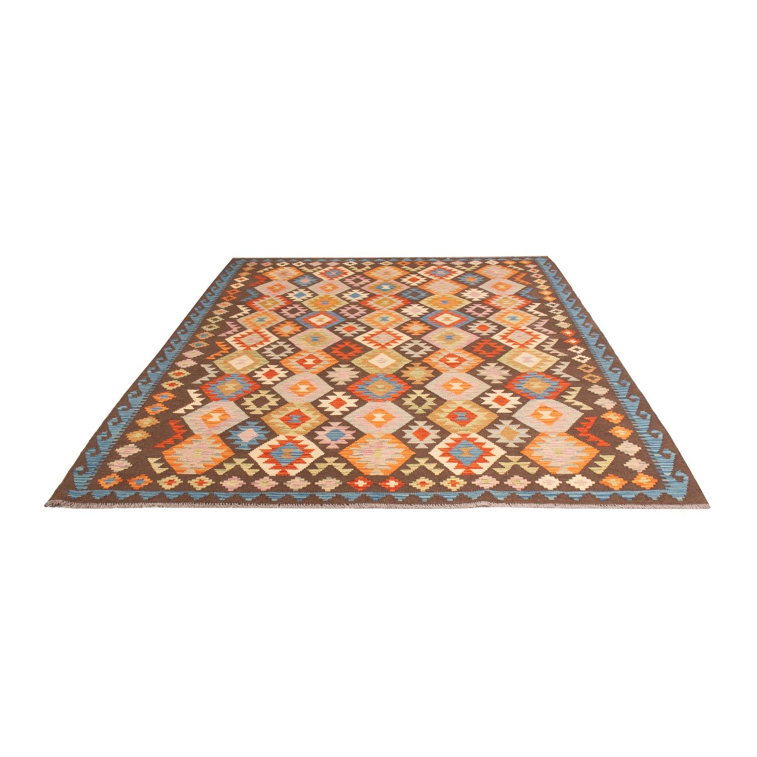 Kelim Carpet - Splash - 290 x 204 cm - flerfarvet