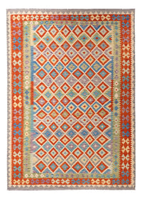 Kelim Carpet - Splash - 298 x 208 cm - flerfarvet