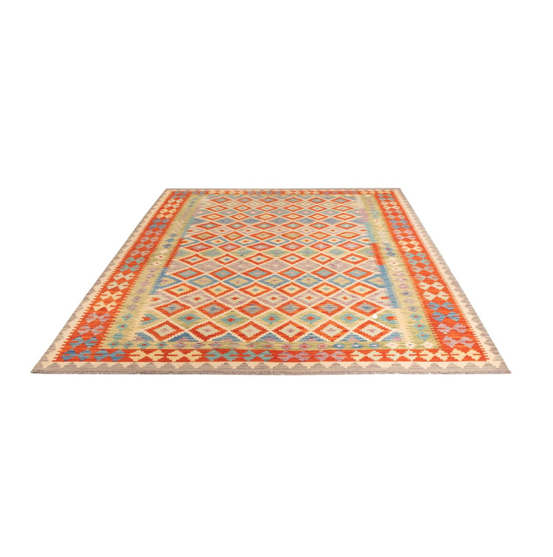 Kelim Carpet - Splash - 298 x 208 cm - flerfarvet