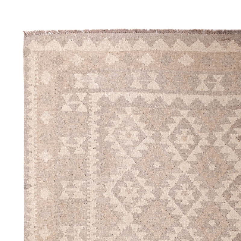 Kelim Carpet - Splash - 301 x 210 cm - lysegrå