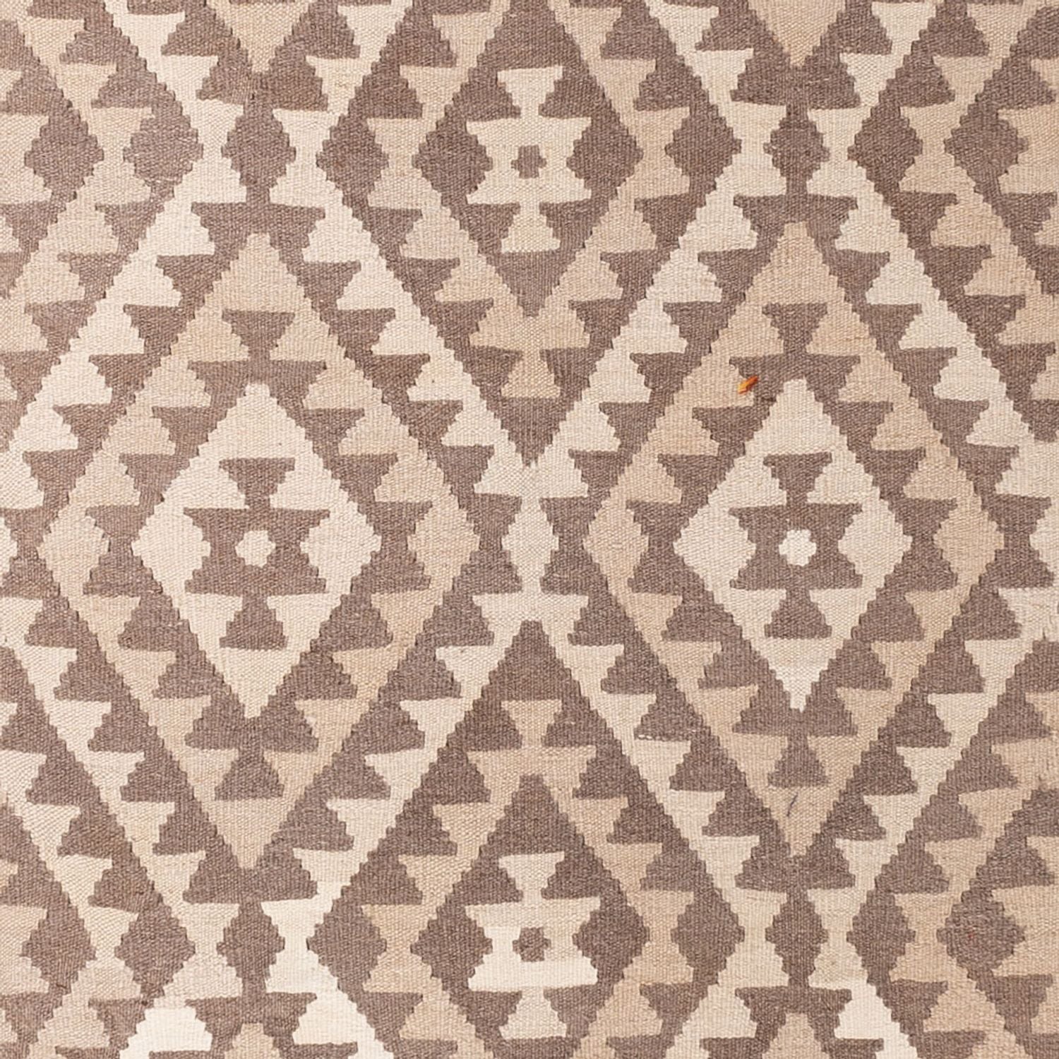 Kelim Carpet - Splash - 287 x 202 cm - lysegrå