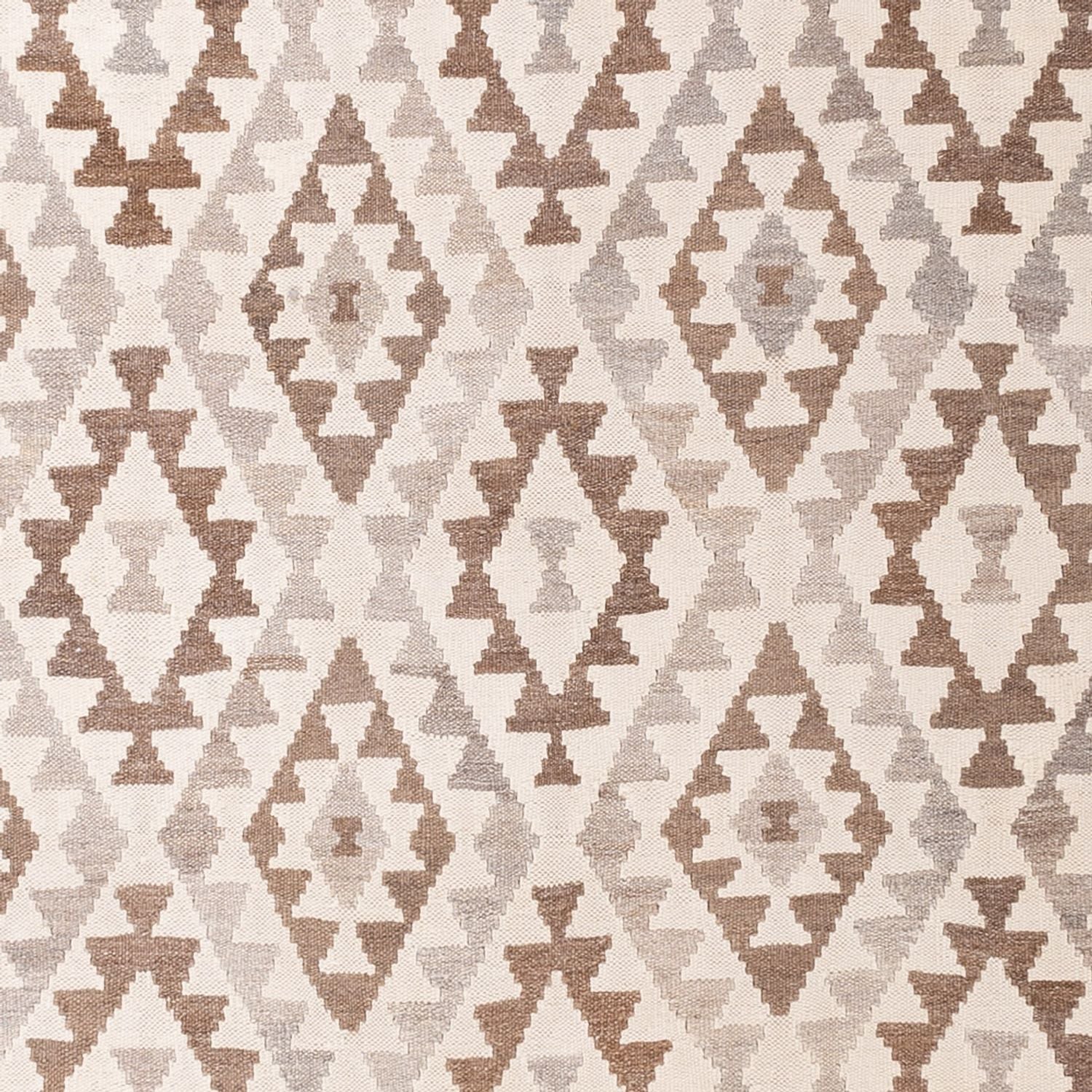 Kelim Carpet - Splash - 289 x 201 cm - lysegrå