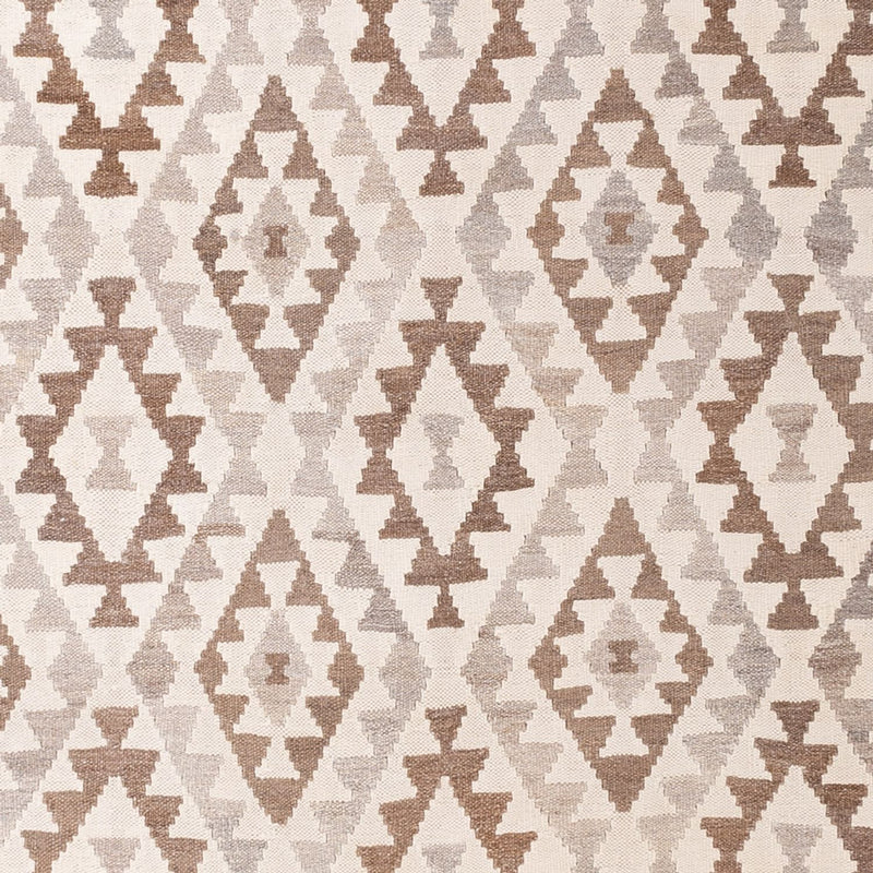 Kelim Carpet - Splash - 289 x 201 cm - lysegrå