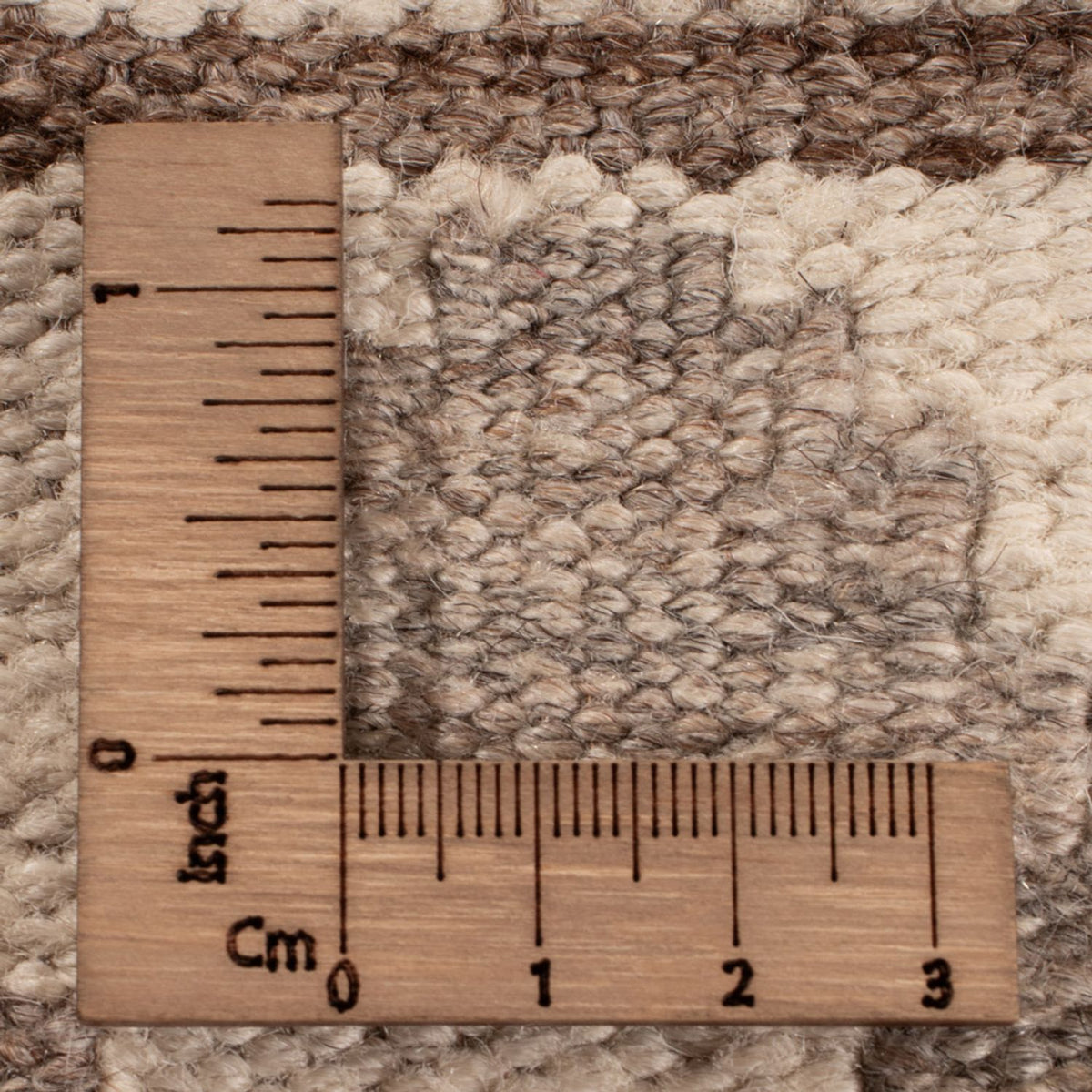 Kelim Carpet - Splash - 289 x 201 cm - lysegrå