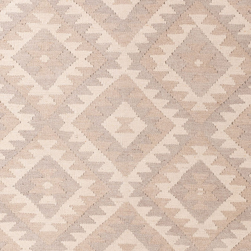 Kelim Carpet - Splash - 280 x 198 cm - lysegrå