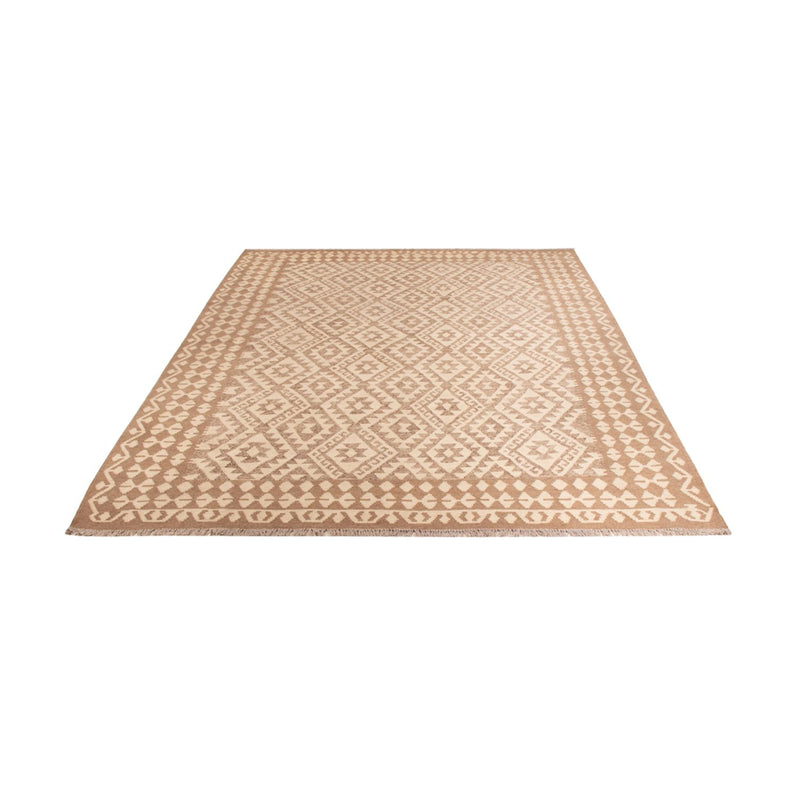 Kelim Carpet - Splash - 301 x 206 cm - lysegrå