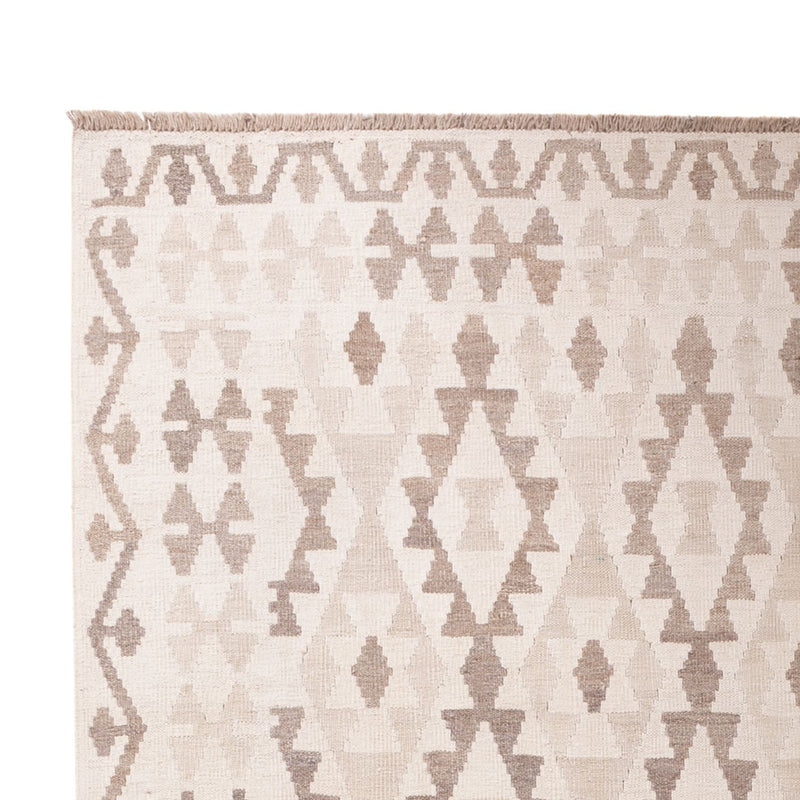 Kelim Carpet - Splash - 300 x 200 cm - lysegrå