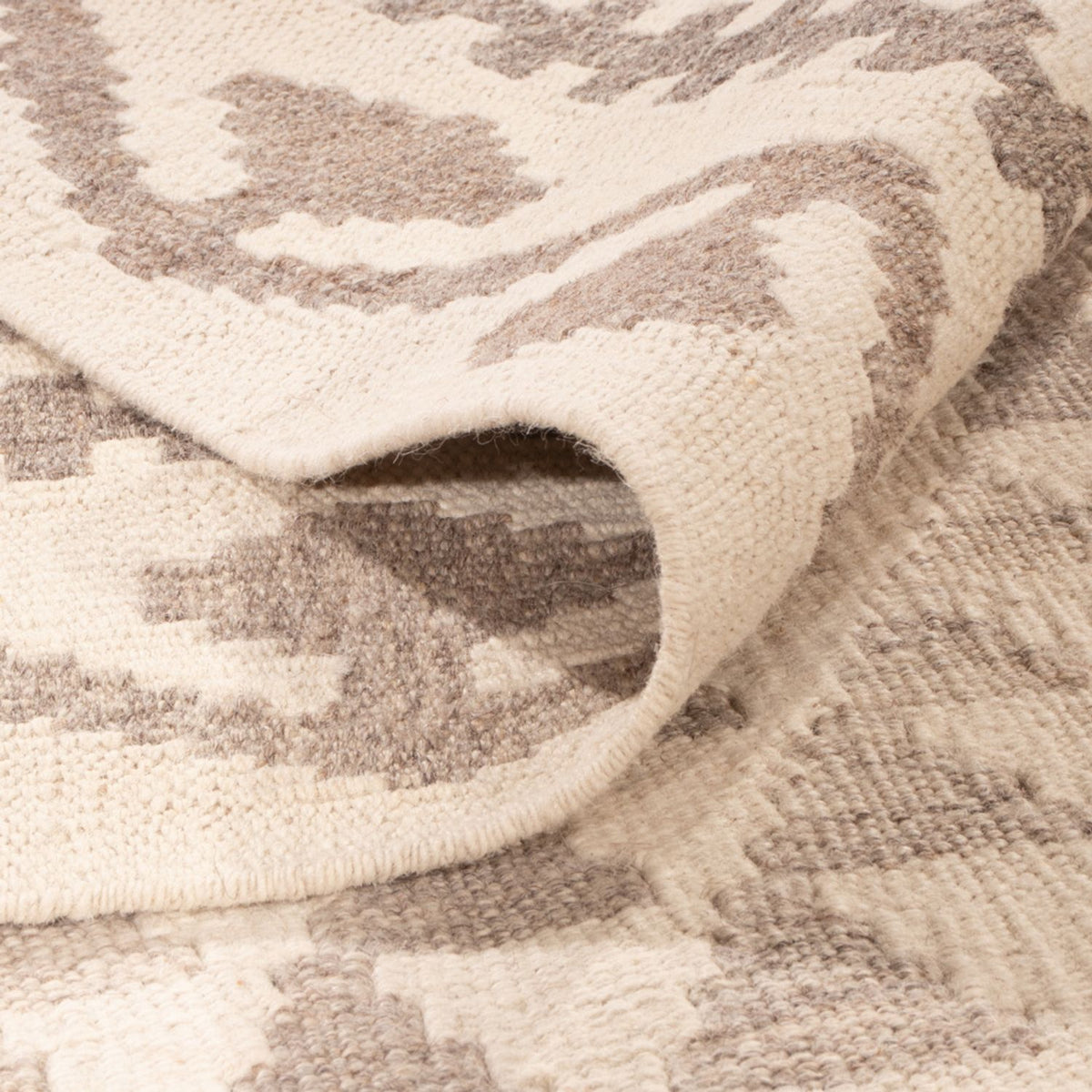 Kelim Carpet - Splash - 294 x 208 cm - grå